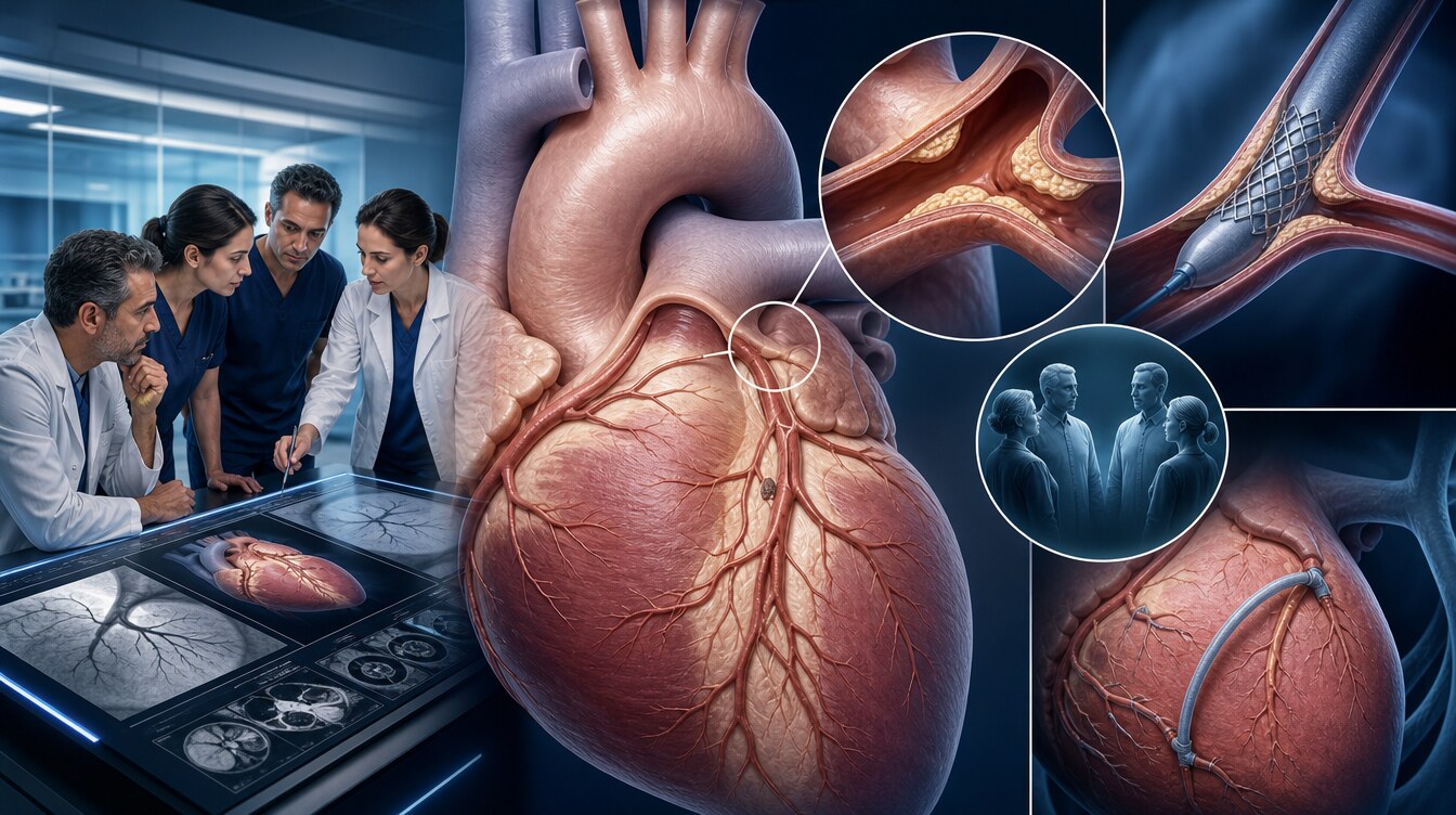 Joint assessment of Heart Team, anatomy score and surgical risk in left main decisions