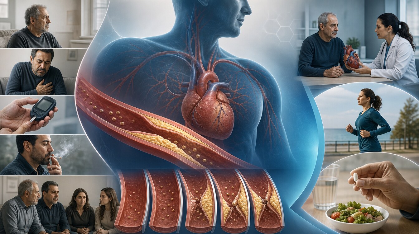 Follow-up of risk factors, arterial burden and treatment adherence during lipid therapy