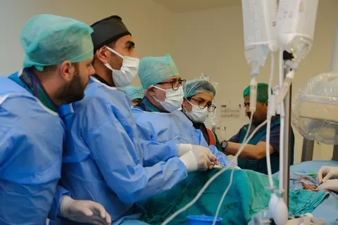 MitraClip uygulamasından ekip görünümü